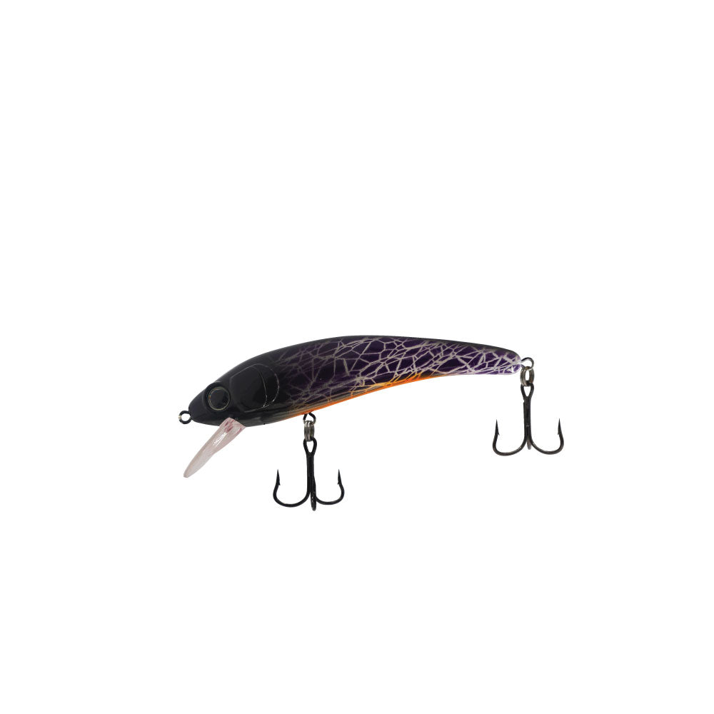 deadeye fishing lures Dead Eye Crank Bait Holographic Orange Belly Green Perch Wrekked Customs LLC Dead Eye Baby - Bad